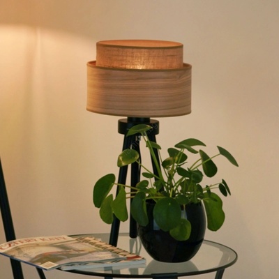 Brilagi - Настолна лампа MONTANA BOHO 1xE27/15W/230V кафяво/черно (BG1186)