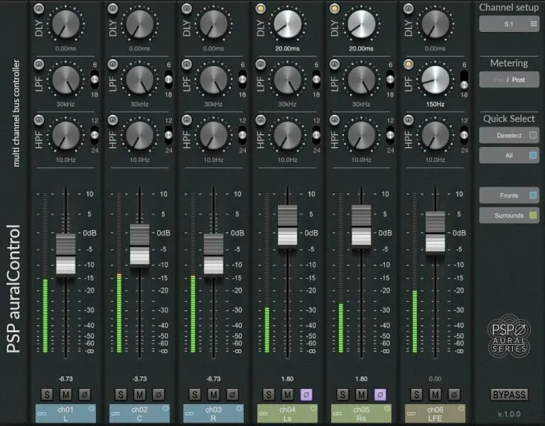 PSPaudioware AuralControl