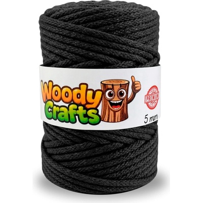 Woody Crafts Woody PREMIUM 5 mm (100m) - Antracit (Charcoal)