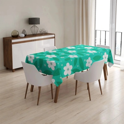 Sablio Obrus Biele kvety s lístkami 130x170 cm