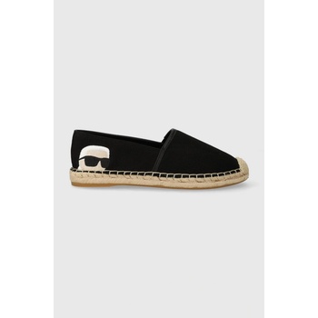 Karl Lagerfeld Espadrilky KAMINI KL80111N KL80111N.900 čierna