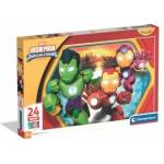 Clementoni -CLE puzzle 24 Maxi SuperKolor IronMan_. . Fri. . 24829