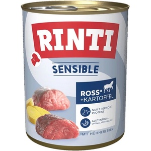 RINTI Консерва rinti sensible кон, черен дроб и картоф 800 г