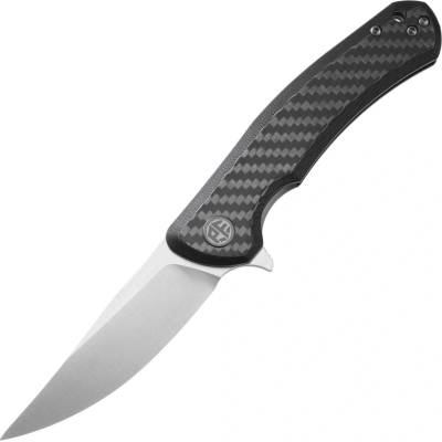 Petrified Fish Warrior V2 Satin N690, Black G10 Carbon Fiber PFP17DCS