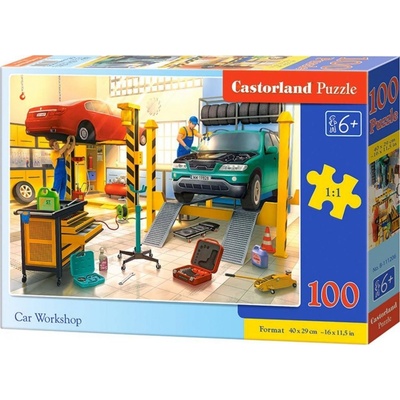 Castorland Car Workshop 100 dielov