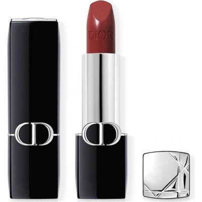 DIOR Rouge Dior dlhotrvajúci rúž plniteľná 976 Daisy Plum Satin 3,5 g