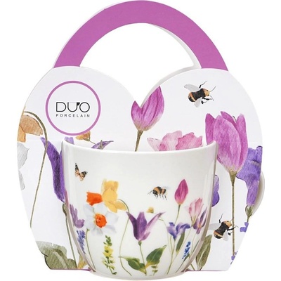 Duo Gifts hrnek v srdci vlčí máky 460 ml – Zboží Dáma