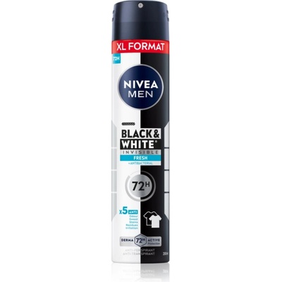 Nivea MEN Black & White Fresh антиперспирант-спрей 200ml
