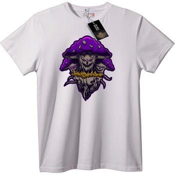 NOONEBRAND Тениска Черепи от Гъби - XL, Black