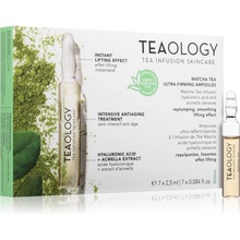 Teaology Anti-Age Matcha Tea Ultra-Firming Ampoules ampuly pre hydratáciu a vypnutie pokožky 7 x 2,5 ml