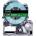 Compatible Epson HTC24GW, 24mm x 8m, черен печат / зелен фон, съвместима лента (HTC24GW)