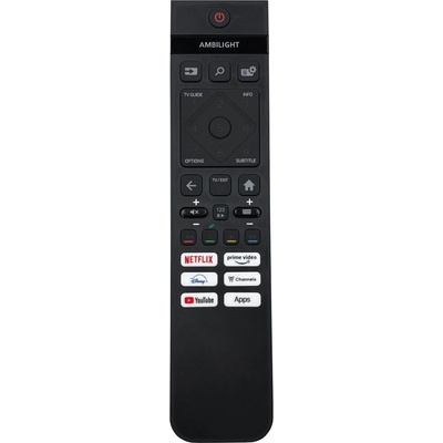 съвместим Philips 996592404610, 398gr10bephne000cr, 65pus8079/12 - заместител дистанционно управление с подсветка (996592404610, 398gr10bephne000cr, 65pus8079/12)