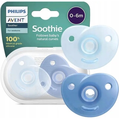 Avent SCF099/21 Soothie pre chlapca celosilikón 2ks