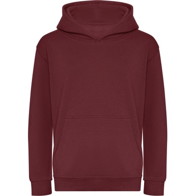 Just Hoods Detská mikina s kapucňou JH201J Burgundy