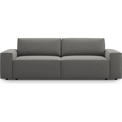 Micadoni Светлосив кадифен разтегателен диван с място за съхранение 247 cm Jodie - Micadoni (MIC_3SF_51_F1_JODIE5)