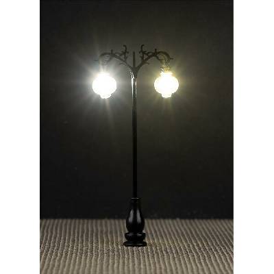 Faller H0 LED Lampa, dvojramenná 180207
