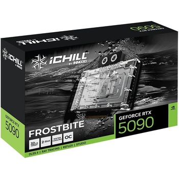 Inno3D GeForce RTX 5090 iChill Frostbite 32GB GDDR7 512bit (C50903-32D7X-1759FB)