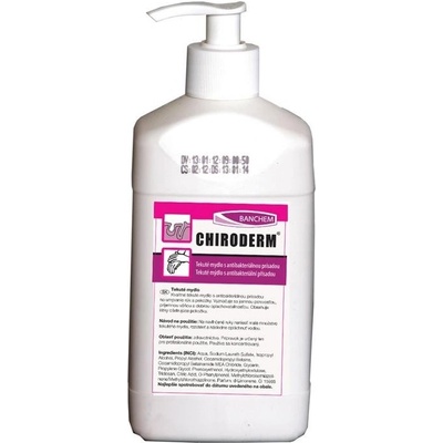 Chiroderm tekuté mydlo s antibakteriálnou prísadou 500 ml