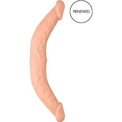 RealRock Double Dong 14 dvojité dildo 36 cm prírodné