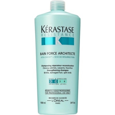 Kérastase Resistance Bain De Force Architecte укрепващ шампоан 1000 мл
