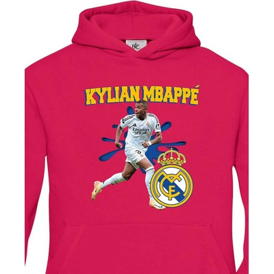 Dětská mikina Mbappé Real Madrid Purpurová
