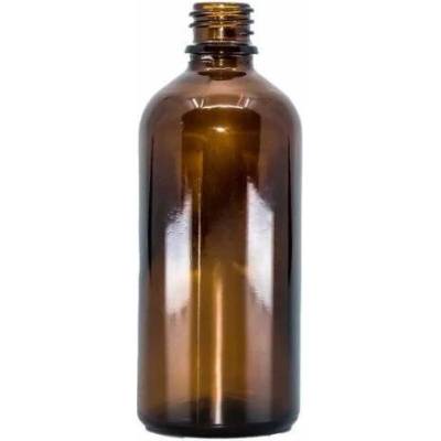 Bewit Lahvička skleněná hnědá lesklá kapátko černý uzávěr 100 ml