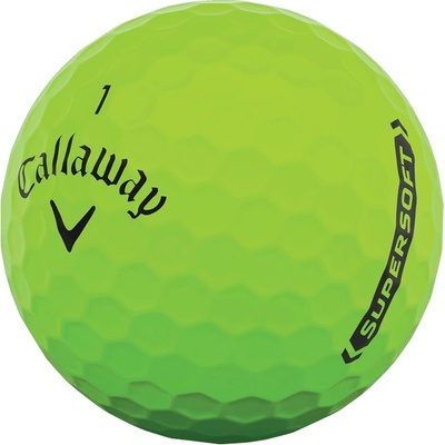 Callaway Supersoft Matte Green,matné zelené 3 ks