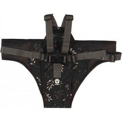 Dooky Přenosná textilní Travel Chair Black Romantic Leaves Black