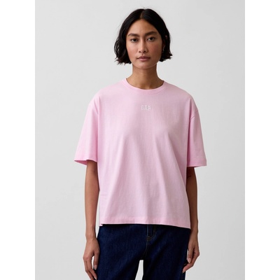 GAP Oversize tričko s logem růžová