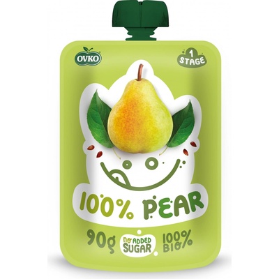 OVKO Bio kapsička 100% hruška 90 g