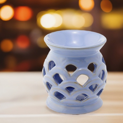 Eden Keramická aroma lampa Šupinové výřezy – Zboží Dáma