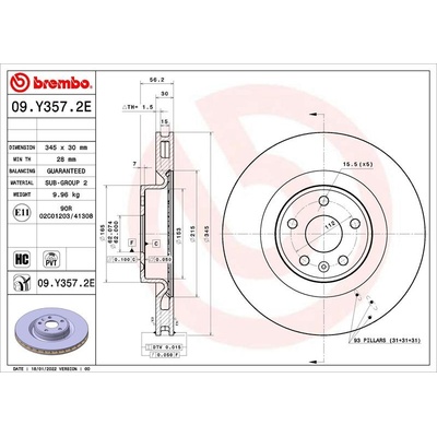 BREMBO Souprava brzd, kotúčová brzda KT 08 005