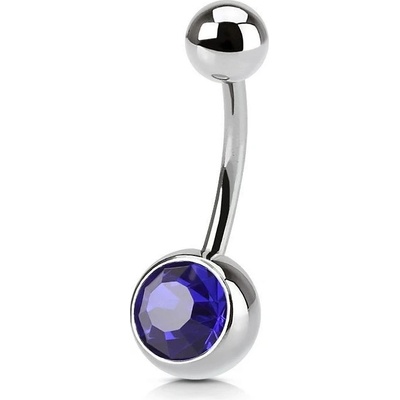 Šperky4U piercing do pupíku banánek BS01001-B
