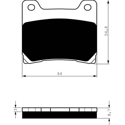 Brzdové doštičky 015 S3