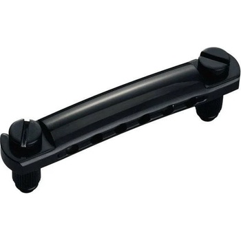 Schaller Stop Tailpiece Black Chrome Мост за китара (12050400)