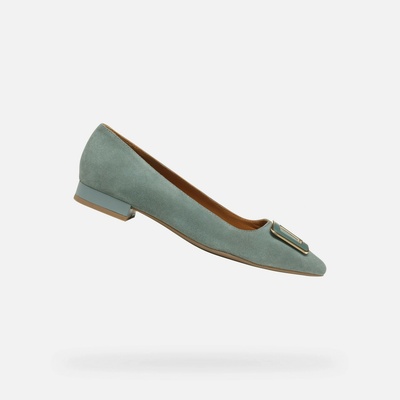 Geox Светлозелени дамски балеринки Geox Charyssa Geox | Zelen | ЖЕНИ | 36