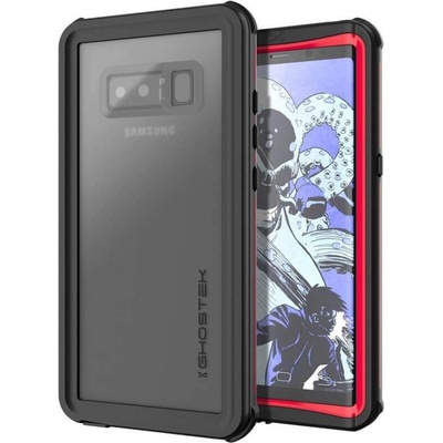 Ghostek Nautical IP68 Waterproof Case - ударо и водоустойчив кейс за Samsung Galaxy Note 8 (черен-червен)