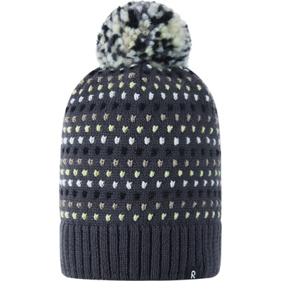 Detská čiapka Reima Pampula Soft black