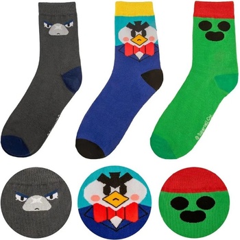 Cine Replicas Чорапи Cine Replicas - Brawl Stars, Crow & Mr. P (CR1651)