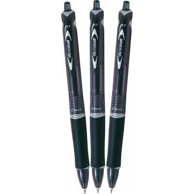 PILOT Acroball 07 BAB-15F-B-BG-S3 BeGreen černé balení 3 ks