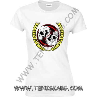 Fruit of the Loom Тениска с щампа - Два черепа