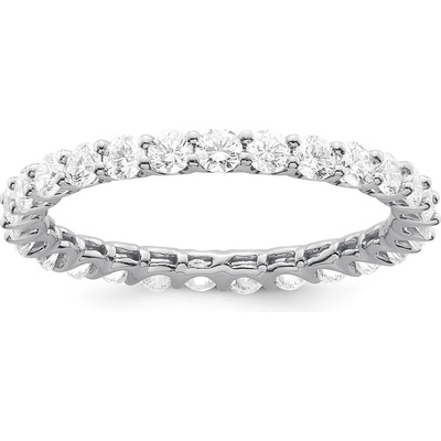 Leru Celokamenný prsten s Laboratorními diamanty 1 20ct
