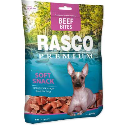 RASCO PREMIUM Pochúťka pre psov hovädzie kúsky 230 g