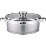 Voltz 26 см (5, 1 л) иноксова тенджера Oliver Voltz модел OV51210Q26 (5v51210q26)