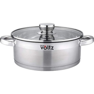 Voltz 26 см (5, 1 л) иноксова тенджера Oliver Voltz модел OV51210Q26 (5v51210q26)