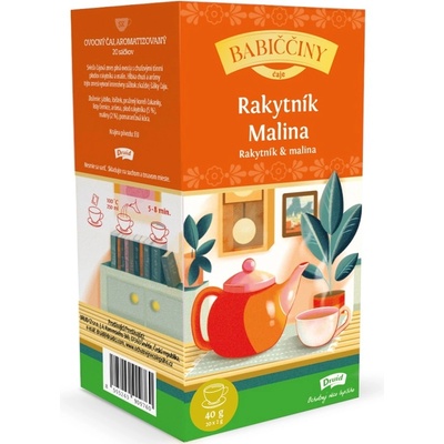 Druid Babiččin čaj ovocný rakytník a malina 40 g