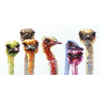 imageLAND АКРИЛНА КАРТИНА big ostrich familiy (350214)