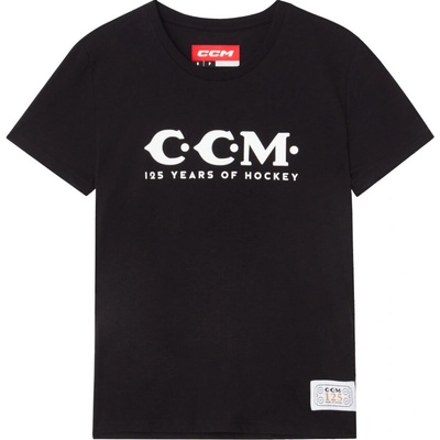 CCM 125 Anniversary SS Dámske tričko Tee Black