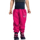 Unuo Batolecí softshellové kalhoty bez zateplení Basic Fuchsiová