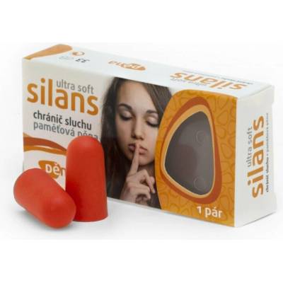 Silans STANDARD Ultra Soft paměťová pěna chránič sluchu 1 pár
